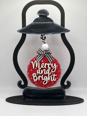 Hand-Painted Unique  Christmas Ornaments! Merry and Bright