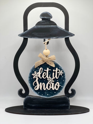 Hand-Painted Unique  Christmas Ornaments! Let it Snow